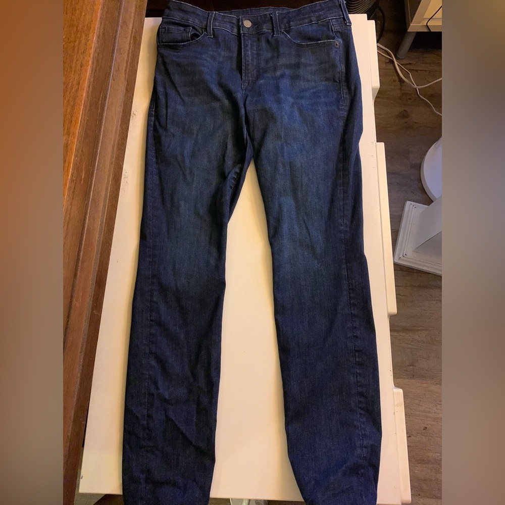 Old Navy Cotton Dark Denim Minimalist Casual Super Skinny Jeans